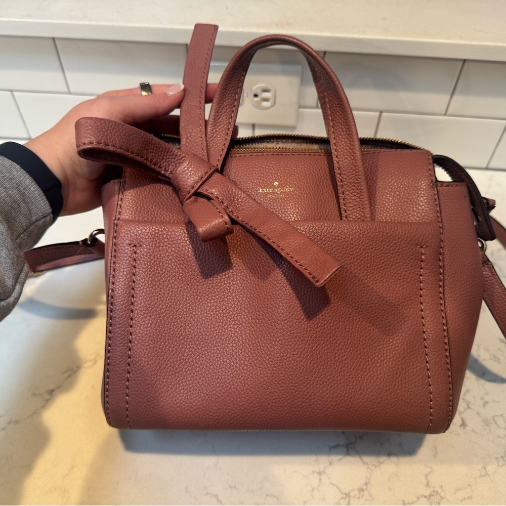 Kate spade mauve bow purse